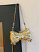 Metallisch Bogen Perlenketten Tasche