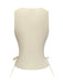 1970er Solide Taille-Tie V-Ausschnitt Weste