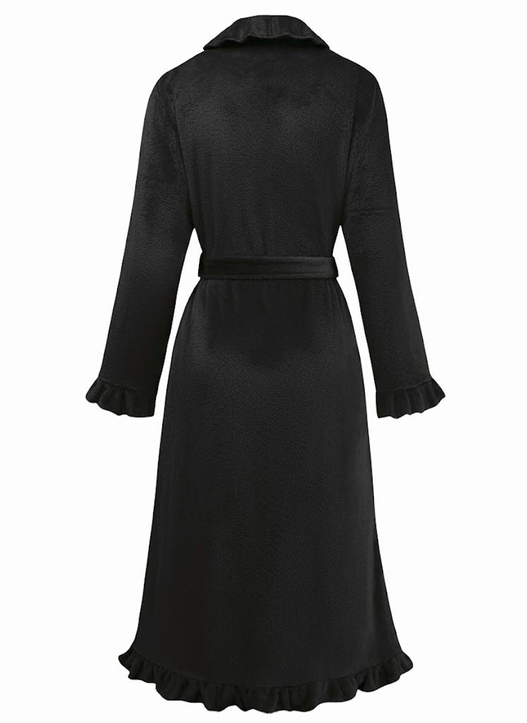 1930er Langarm Flanell Pajama Robe