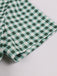 RETRO GRÜN PLAID SWING KLEID