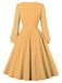 1950ER SWING KLEID AUS NETZGARN MIT SCHLEIFE