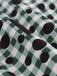 RETRO GRÜN PLAID SWING KLEID