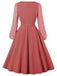 1950ER SWING KLEID AUS NETZGARN MIT SCHLEIFE