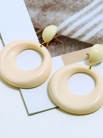 VINTAGE WEISS PERILEN OHRRINGE