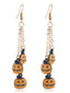 1950er Halloween Kürbis Lange Kette Ohrring