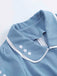 1950ER CORDKLEID MIT BLAUEM REVERS