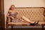 SCHULTERFREIES LEOPAR BLEISTIFT KLEID