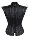 HALLOWEEN ALLERHEILIGEN GOTHIC BLUMEN STEAMPUNK KORSETT