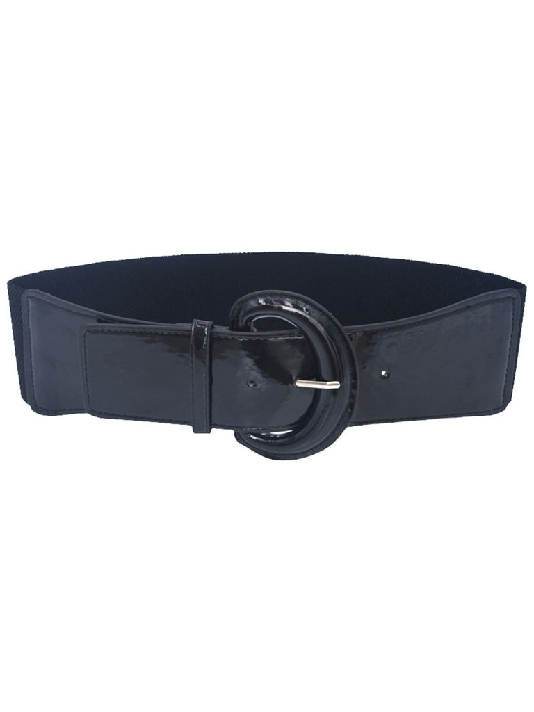 Patent Leder D-Ring Gürtel