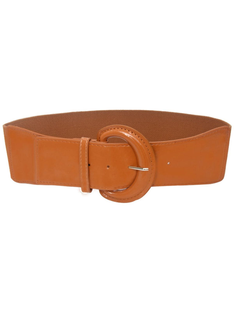 Patent Leder D-Ring Gürtel