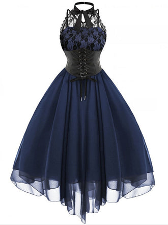 GOTHIC SPITZE STEAMPUNK KLEID