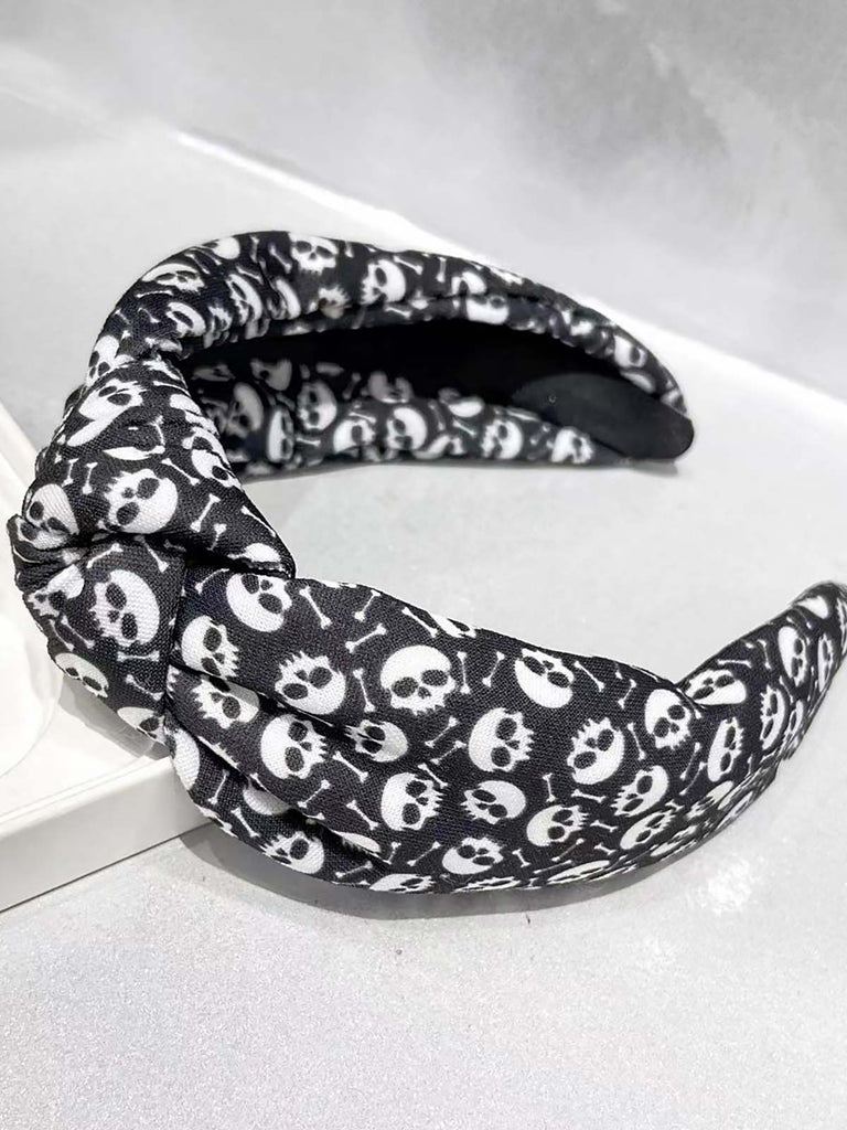 Halloween Plaid Schädel Geist Festival Stirnband