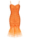 [Vorverkauf] Orangefarbenes 1930er Fischschwanzkleid