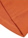 Orangefarbener 1960er Knopf Trägerrock