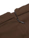 [Vorverkauf] 2PCS Revers Puffärmel solide Bluse & Rock mit hoher Taille