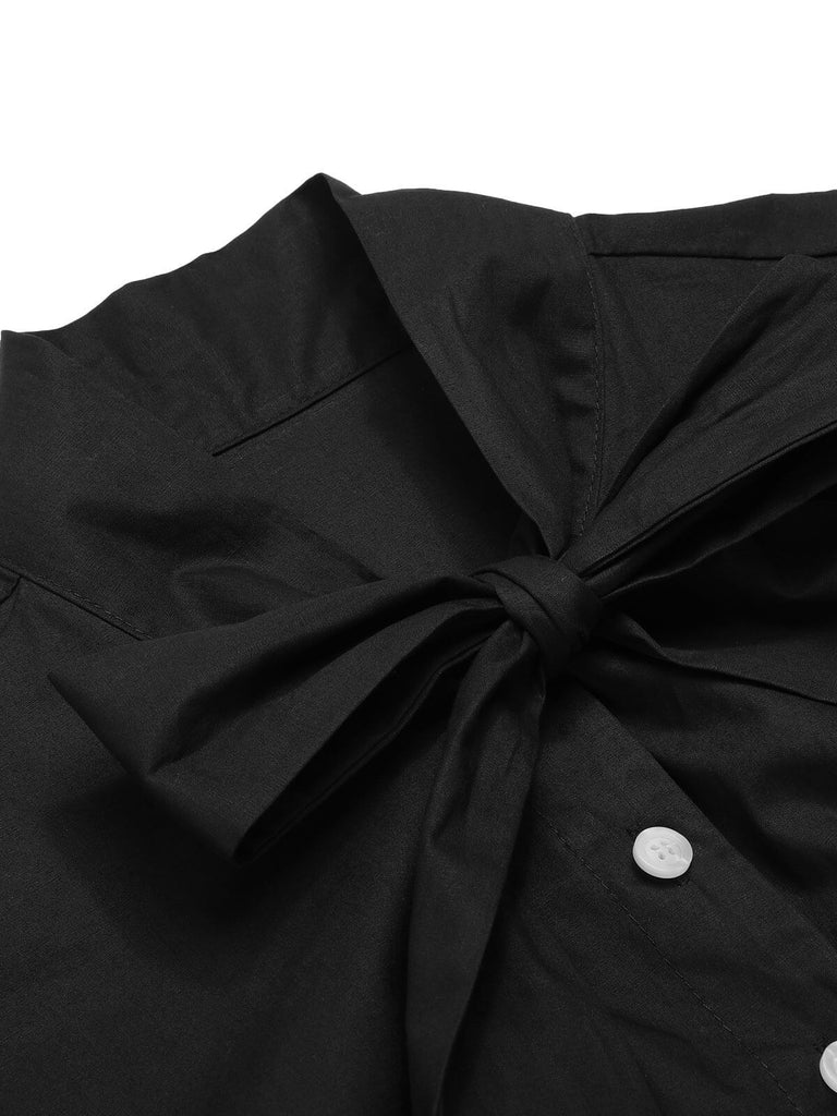 [Vorverkauf] Schwarzes 1950er Pailletten Spinnennetz Kleid