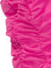 1960er Solides Plissee Bleistiftkleid