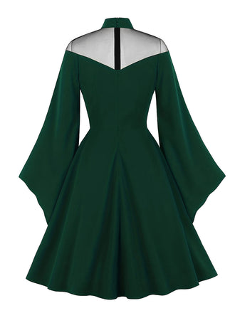 1950er Gothic Kleid mit Schlagärmeln
