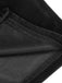 [Übergröße] Schwarz 1940s Solide Quadratischem Ausschnitt Samtkleid