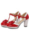 CHUNKY HEELS MARY JANE SCHUHE