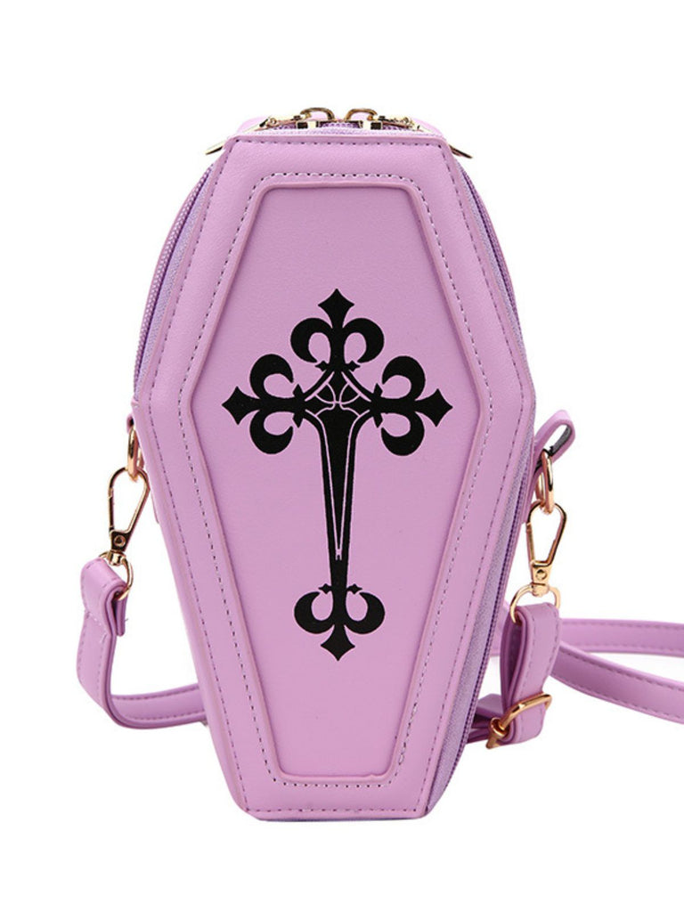 Halloween Latein Kreuzen Sarg Tasche