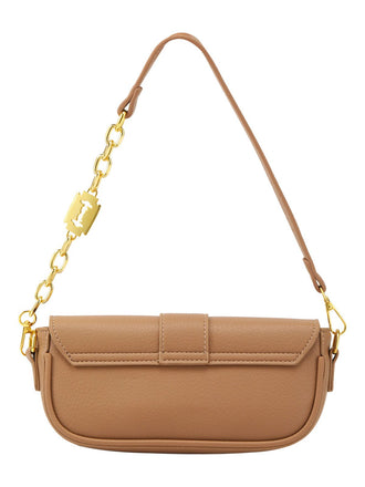 Solide Farbe Kette Klappe Umhängetaschen