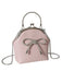 Retro Bowknot Solid Shell Tasche