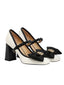 Retro Bowknot Chunky Heels Mary Jane Schuhe