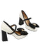 Retro Bowknot Chunky Heels Mary Jane Schuhe