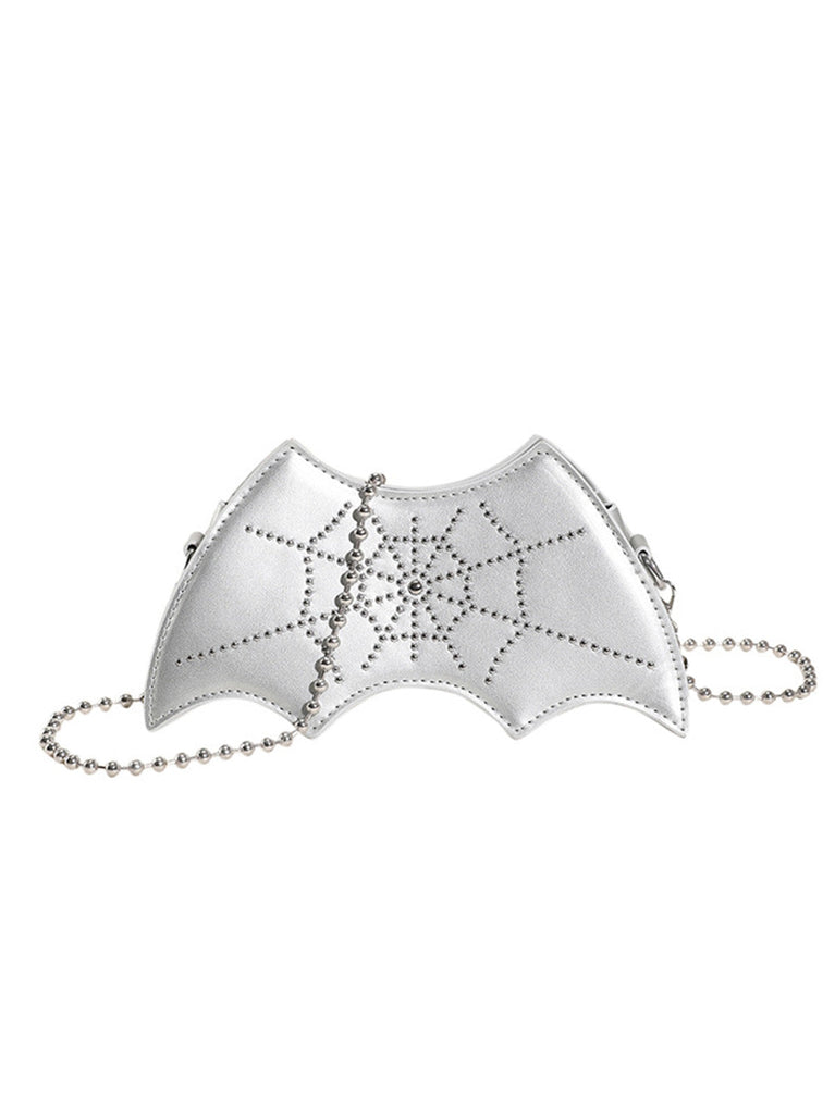 Halloween Diamant Spinnennetz Fledermaus Form Tasche