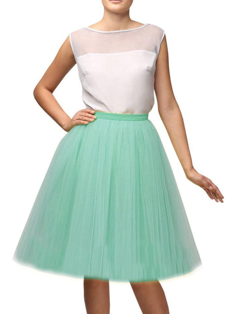 1950ER BUBBLE MESH TUTU UNTERROCK