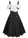 1950ER SPAGHETTI BOW VINTAGE SWING KLEID