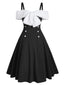 1950ER SPAGHETTI BOW VINTAGE SWING KLEID