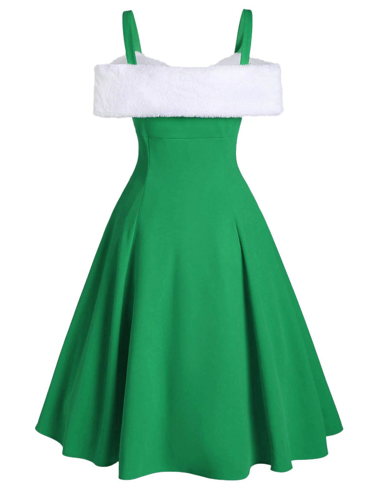 1950ER SPAGHETTI BOW VINTAGE SWING KLEID