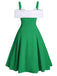 1950ER SPAGHETTI BOW VINTAGE SWING KLEID