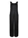 1950ER SOLID KNÖPFE TASCHEN JUMPSUIT