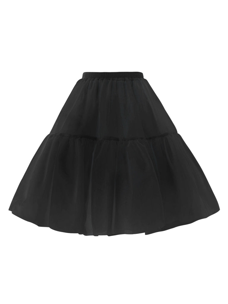 1950er Chiffon A-Linie Unterrock Petticoat