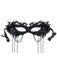 Schwarze Halloween Schmetterling Skelett Party Maske