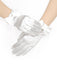 Vintage Perle Bogen Dekor Exquisite Handschuhe