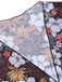 2PCS Orange 1960er Floral Halter Badeanzug & Cover-up