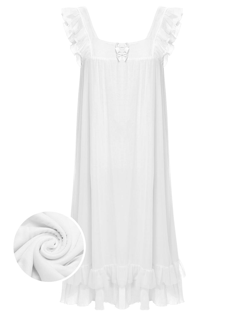 1950er Kleine fliegende Ärmel Babydoll Nachtwäsche